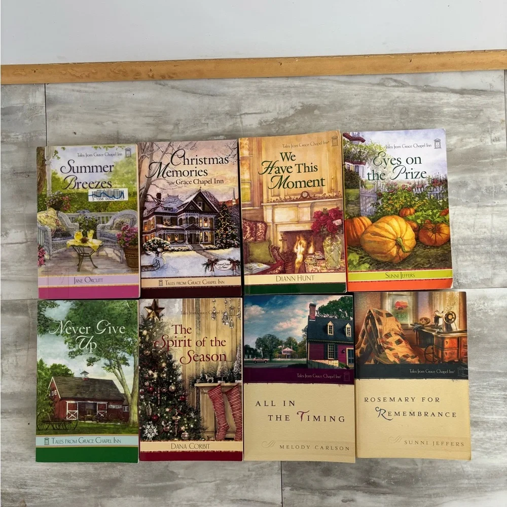 8 Tales From Grace Chapel Inn Books Christian Fiction Paperback Inspirational - Picture 3 of 10